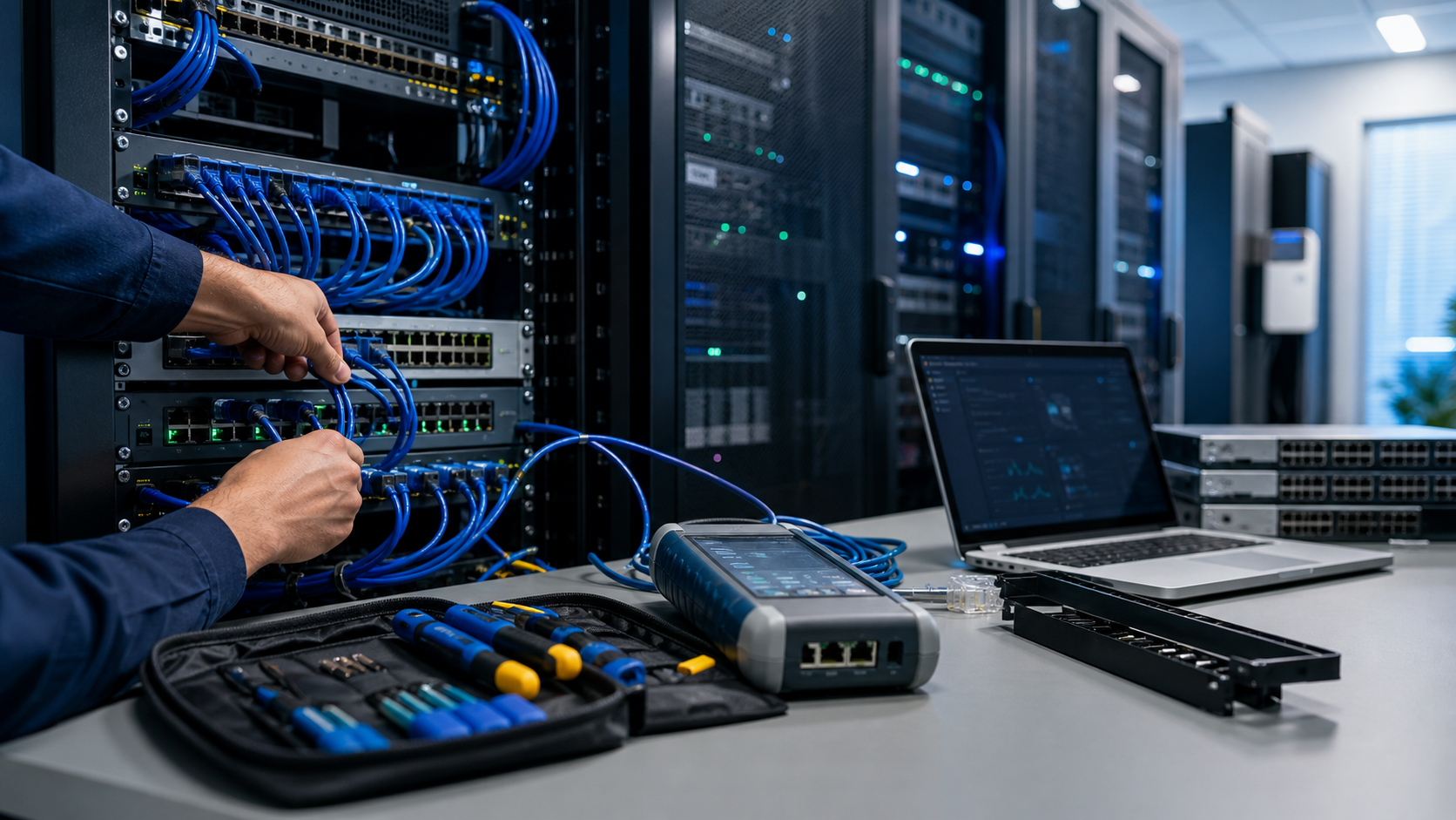 Infraestrutura de redes e servidores para empresas